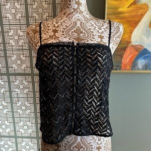 Intimately Free People lace and beaded camisole tank top